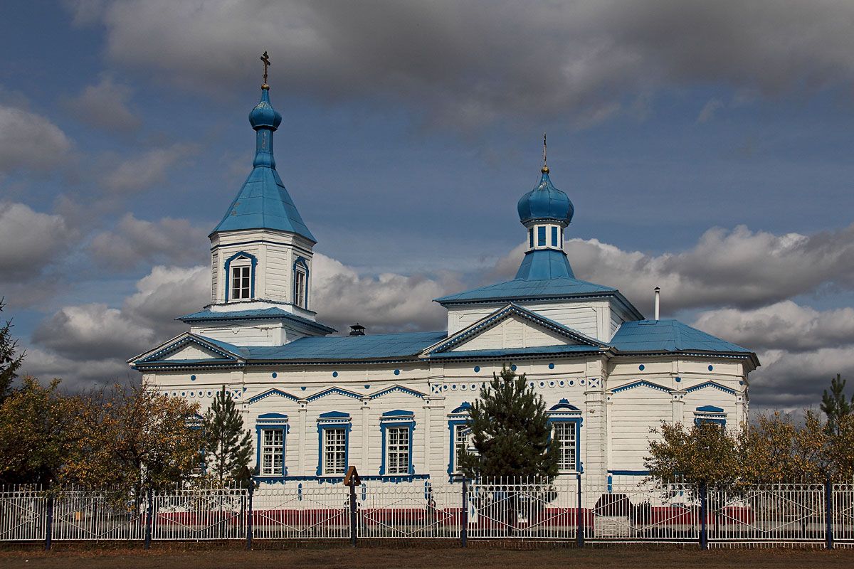 Биляр-Озеро. Церковь Спаса Преображения. фасады