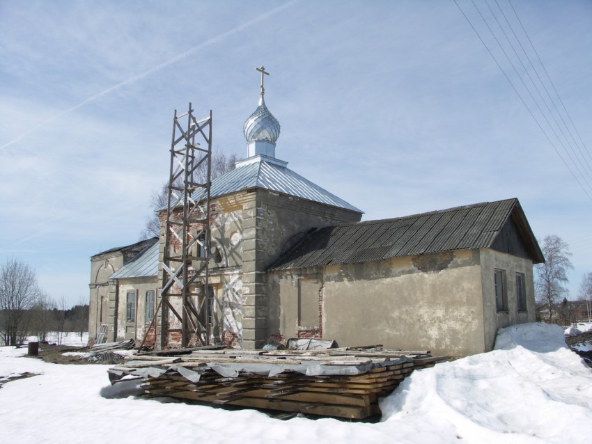 Пищалево. Церковь Благовещения Пресвятой Богородицы. фасады