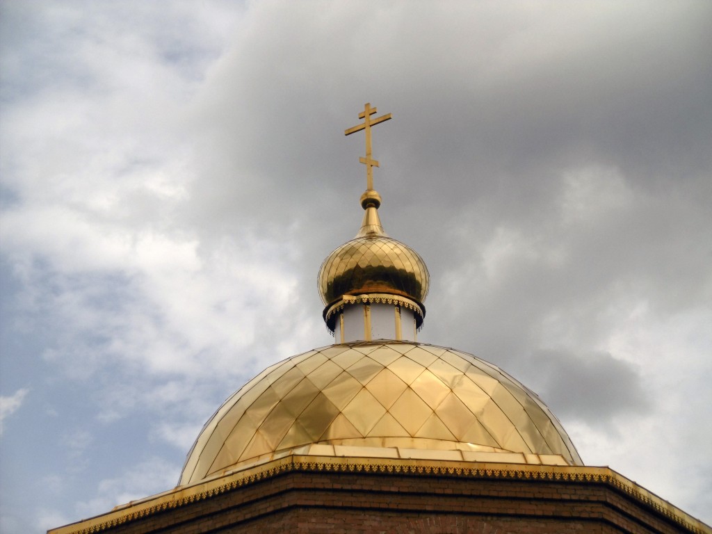 Церковь Тихвинской иконы Божией Матери, Тюрнясево (Нурлатский район, Республика Татарстан). архитектурные детали, Шатровое завершение основного объема храма