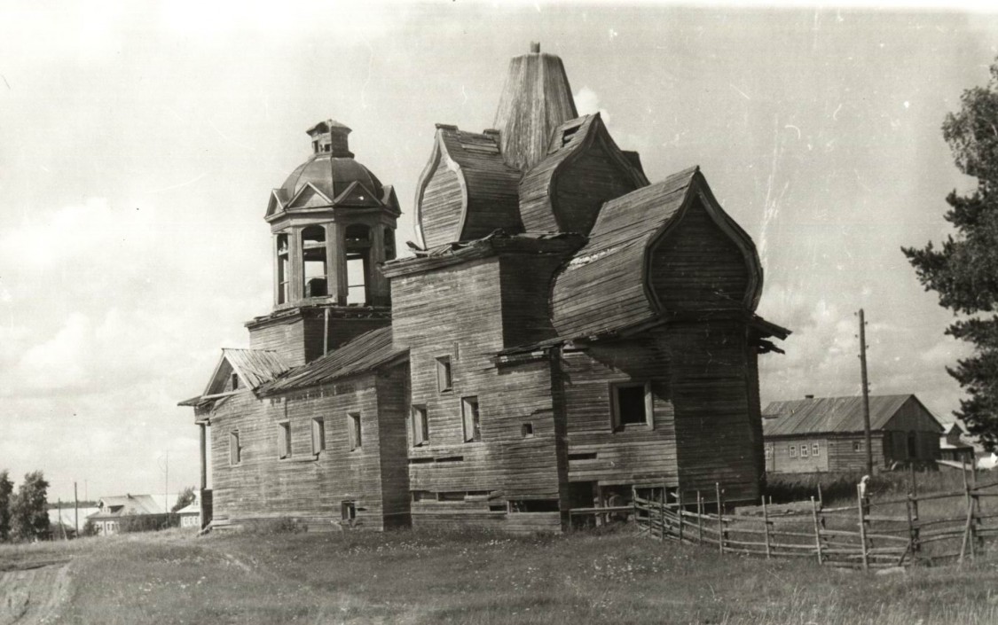 Борок (Чёлмохта). Церковь Рождества Пресвятой Богородицы. архивная фотография, фото с Портала открытых данных Министерства культуры РФ