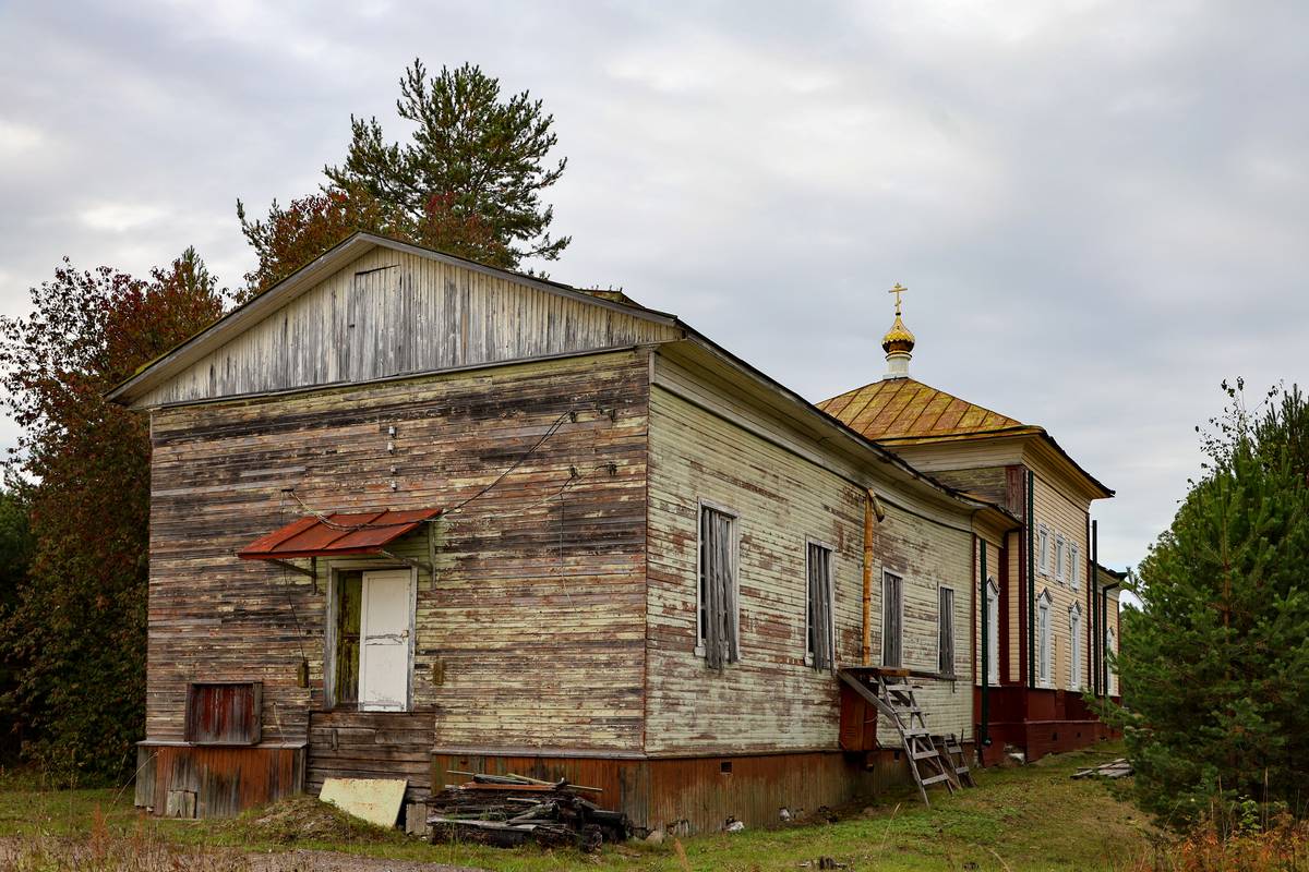 Церковь Рождества Христова, Коскошина (Холмогорский район, Архангельская область). фасады