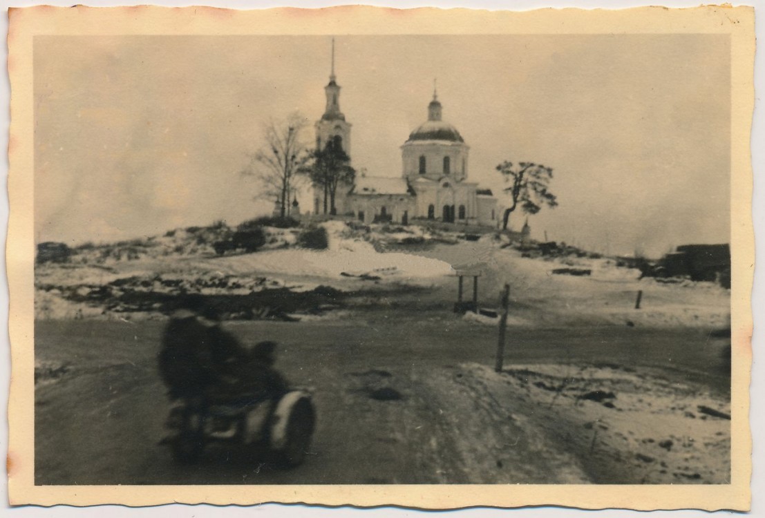 Церковь Введения во храм Пресвятой Богородицы, Горки (Новосокольнический район, Псковская область). архивная фотография, Фото 1941 г. с аукциона e-bay.de
