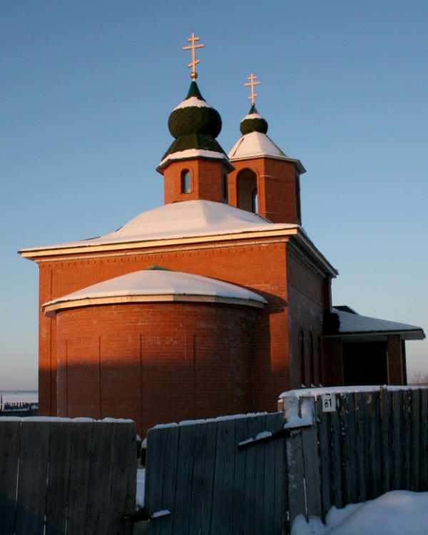 Усть-Цильма. Церковь Николая Чудотворца (поморская). общий вид в ландшафте