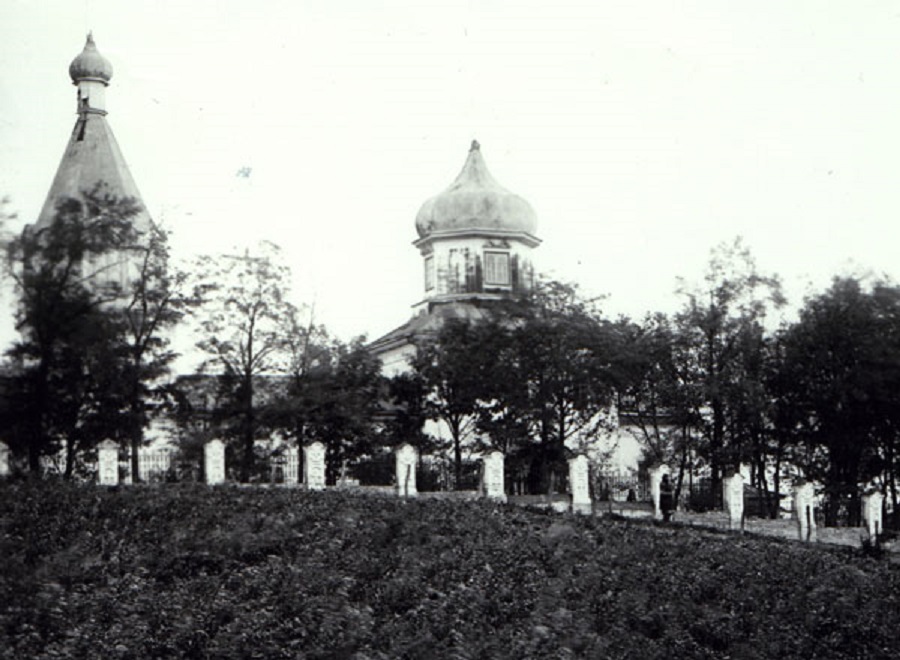 Церковь Бориса и Глеба, Вышгород (Вышгородский район, Украина, Киевская область). архивная фотография, Частная коллекция. Фото 1935 г.