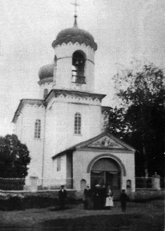 Церковь Преображения Господня, Ям-Тёсово (Лужский район, Ленинградская область). архивная фотография, 1915 год с сайта https://pastvu.com/p/402191
