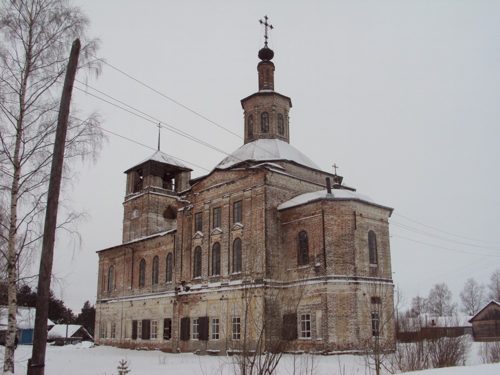 Тимошино (Семёновская 1-я). Церковь Димитрия Солунского. фасады