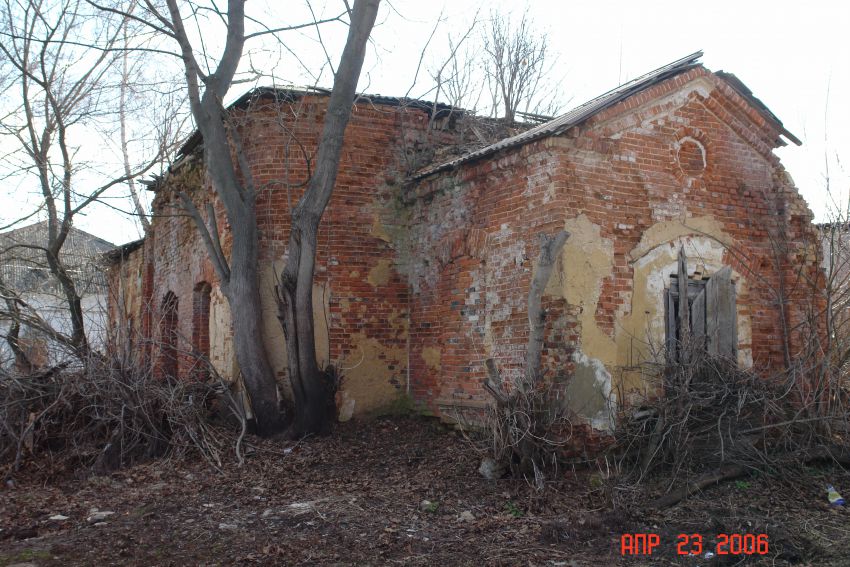 Церковь Николая Чудотворца, Архангельское (Каменский район, Тульская область). фасады, Все, что осталось от церкви