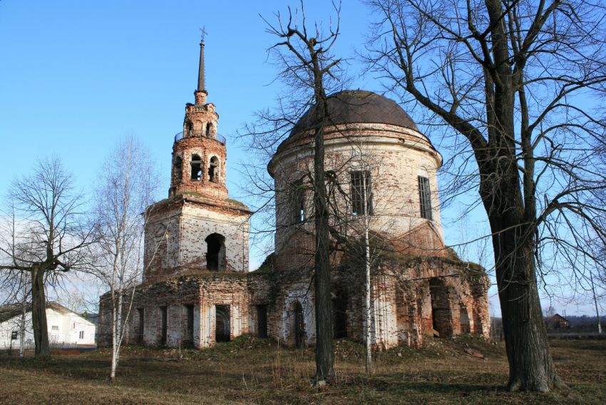 Воскресенск. Церковь Воскресения Христова. общий вид в ландшафте