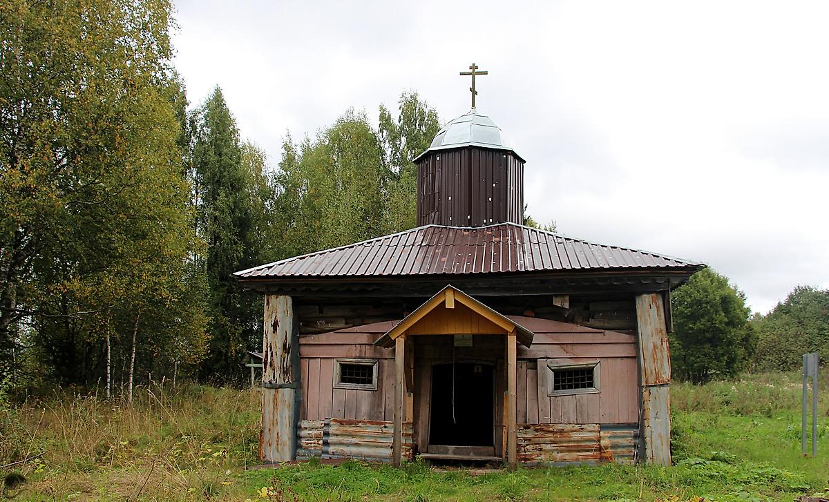 фасады. Часовня Покрова Пресвятой Богородицы, Горячево (Лузский район, Кировская область)