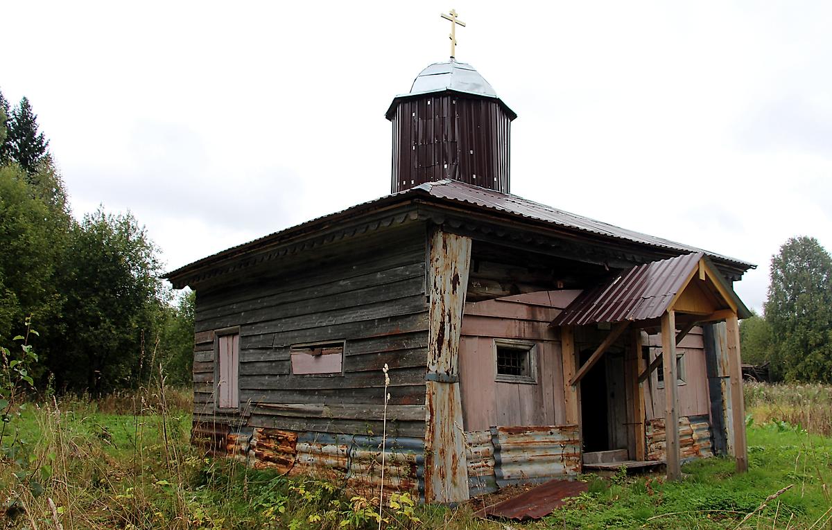 фасады. Часовня Покрова Пресвятой Богородицы, Горячево (Лузский район, Кировская область)