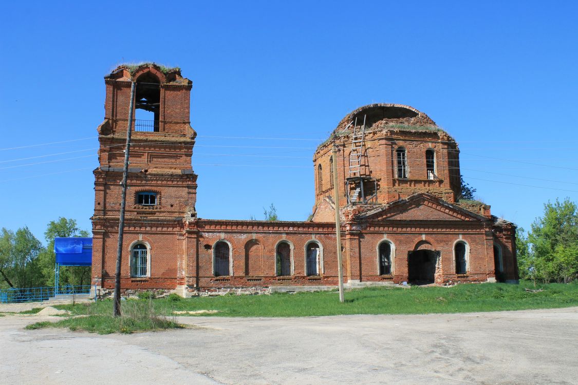 Церковь Успения Пресвятой Богородицы, Лужны (Чернский район, Тульская область). фасады