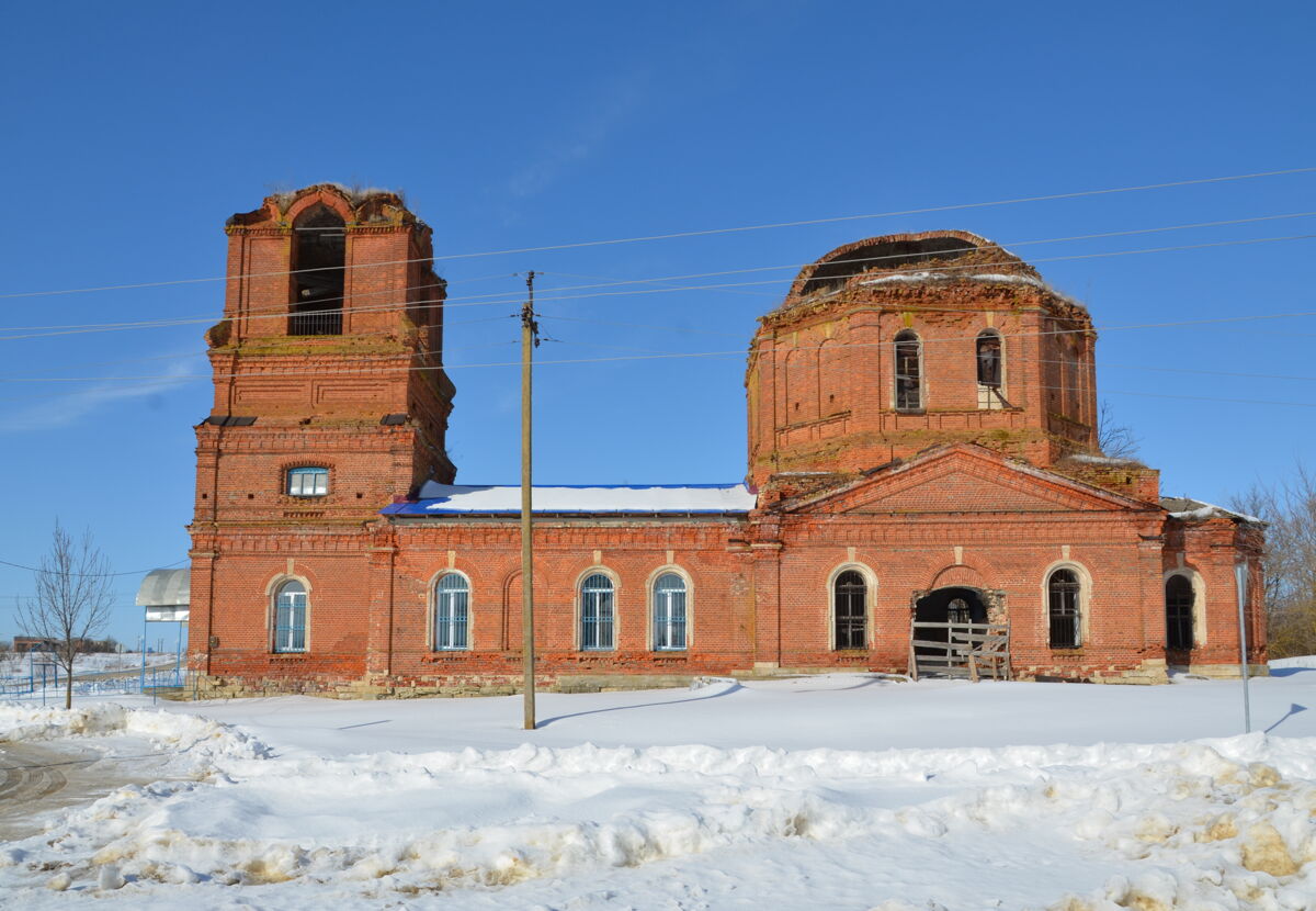 Церковь Успения Пресвятой Богородицы, Лужны (Чернский район, Тульская область). фасады