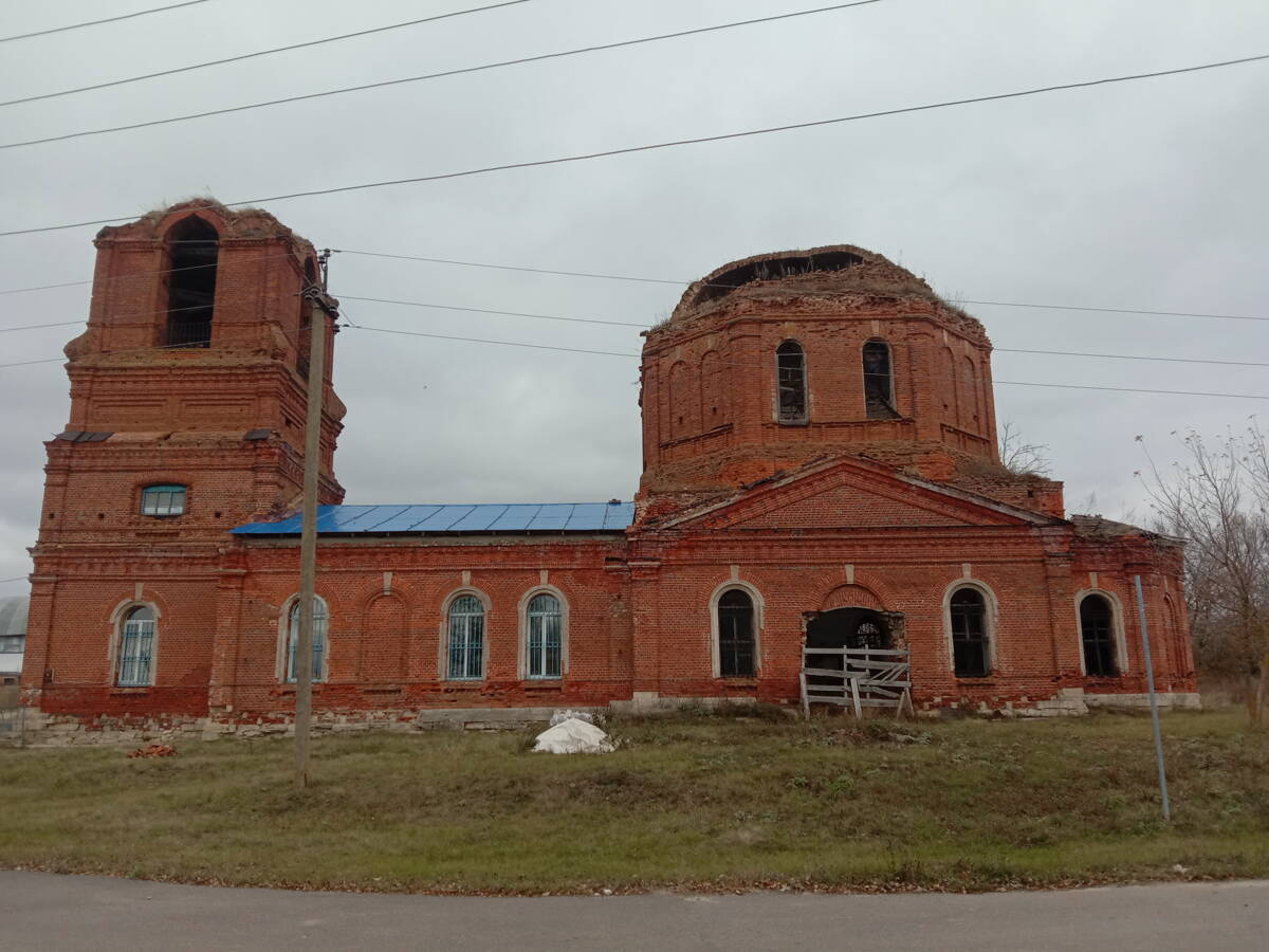 Церковь Успения Пресвятой Богородицы, Лужны (Чернский район, Тульская область). фасады