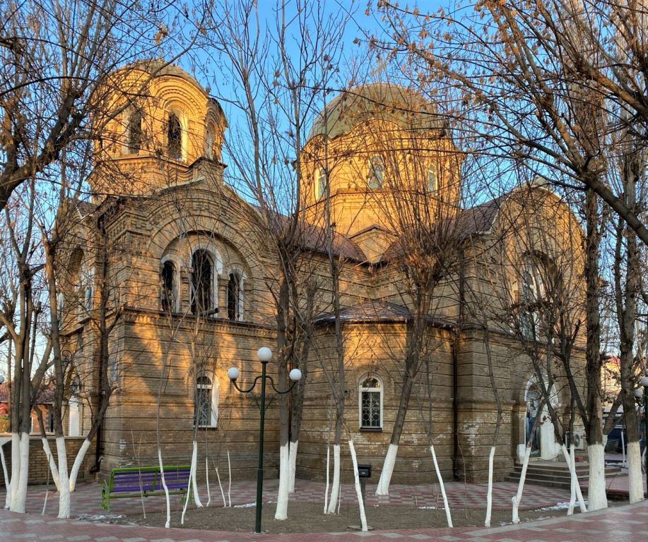Церковь Казанской иконы Божией Матери (новая), Кызылорда (Кызылординская область, Казахстан). фасады, Вид с юго-запада
