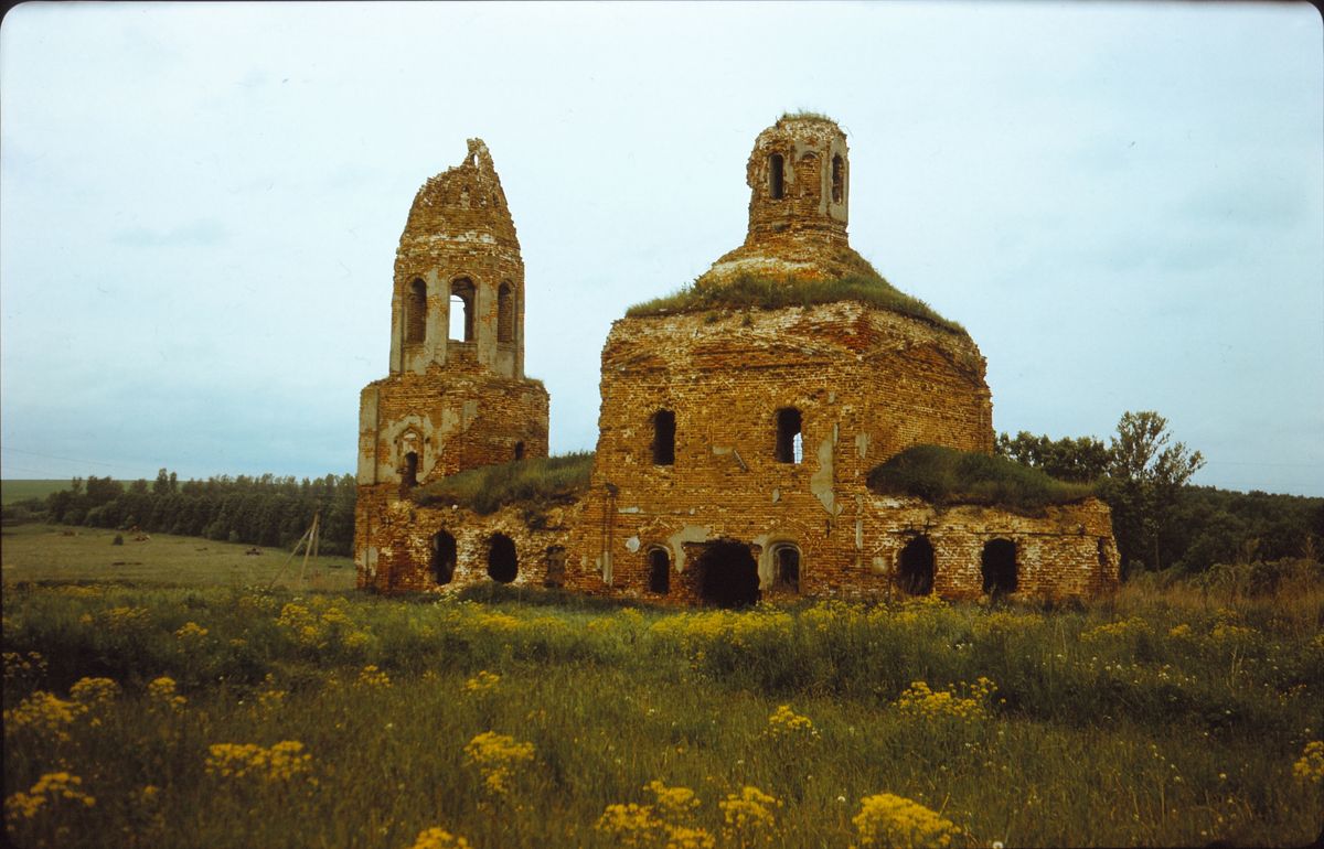 фасады. Церковь Тихвинской иконы Божией Матери, Воскресенское (Чернский район, Тульская область)