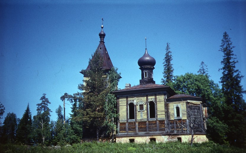 Валаамские острова. Спасо-Преображенский Валаамский монастырь. Предтеченский скит. Церковь Иоанна Предтечи. архивная фотография, Предтеченский скит