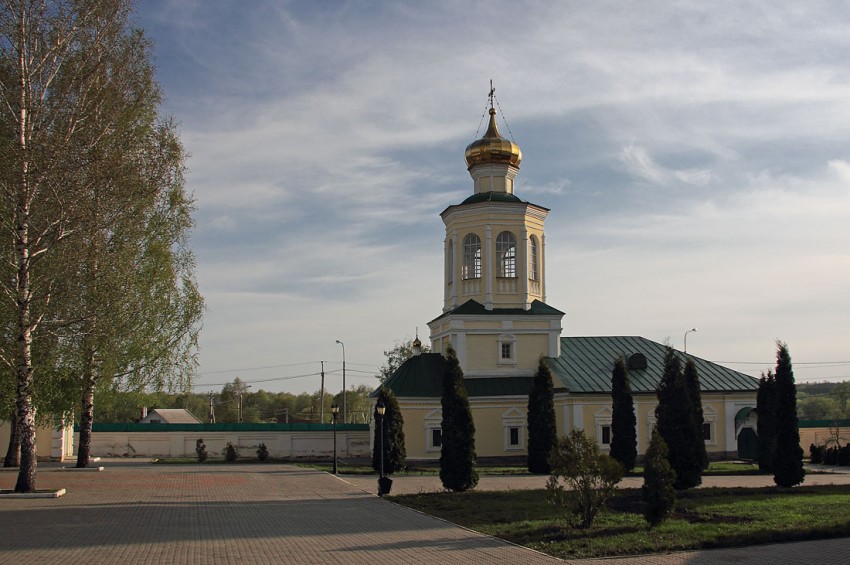Иоанно-Богословский Макаровский мужской монастырь. Церковь Михаила Архангела, Макаровка (Саранск, город, Республика Мордовия). общий вид в ландшафте