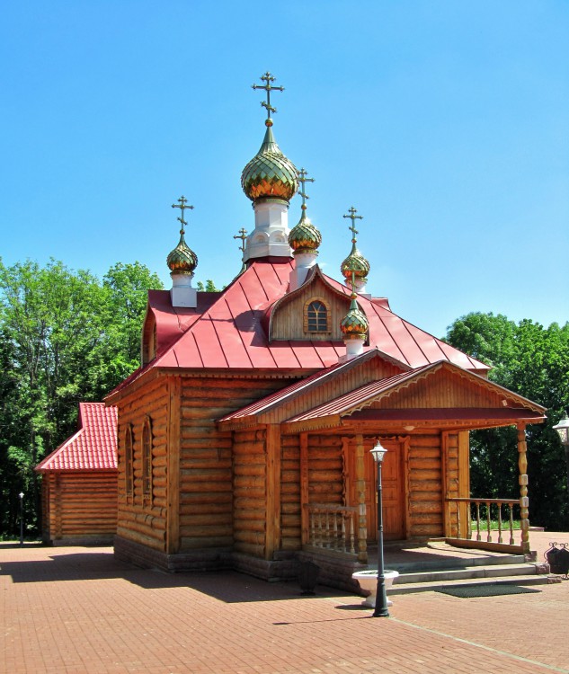 Иоанно-Богословский Макаровский мужской монастырь. Ближний скит. Церковь Новомучеников и исповедников мордовских, Макаровка (Саранск, город, Республика Мордовия). фасады, вид с северо-запада