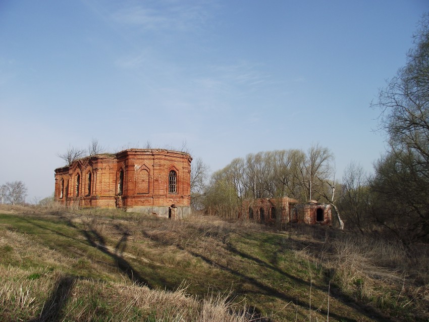Храмовый комплекс. Церкви Николая Чудотворца и Покрова Пресвятой Богородицы, Фёдоровское (Суздальский район, Владимирская область). общий вид в ландшафте