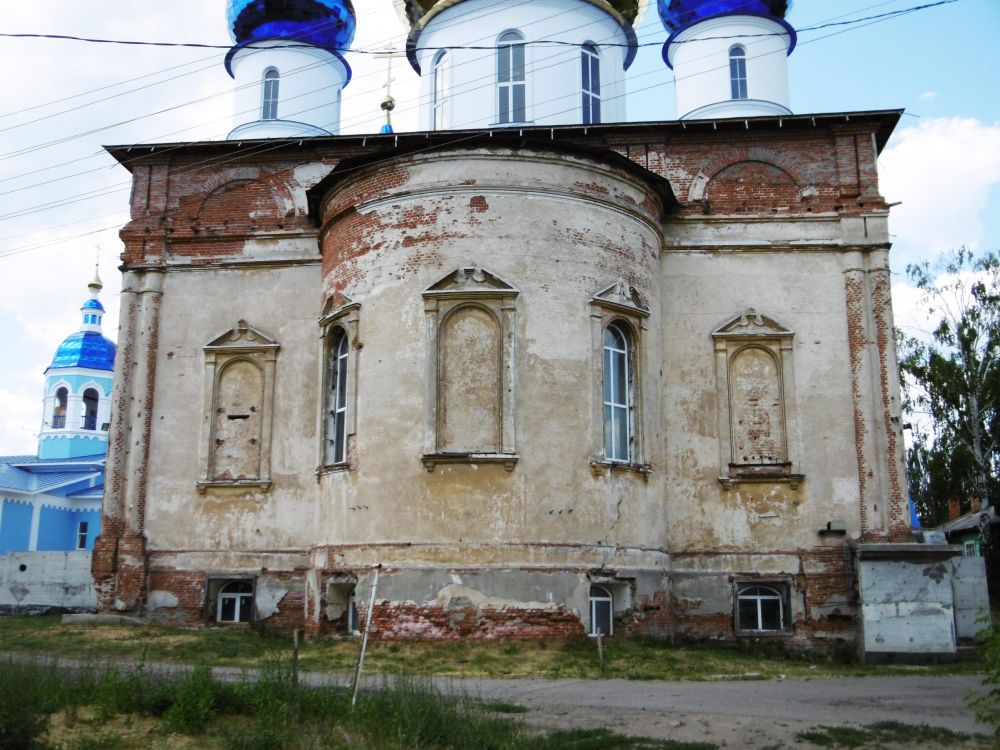 Кирсанов. Церковь Тихвинской иконы Божией Матери. фасады, Восточный фасад храма