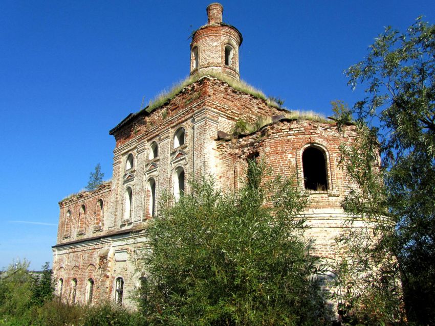 Ягрыш (Игнатовская). Церковь Николая Чудотворца. фасады, вид с юго-востока