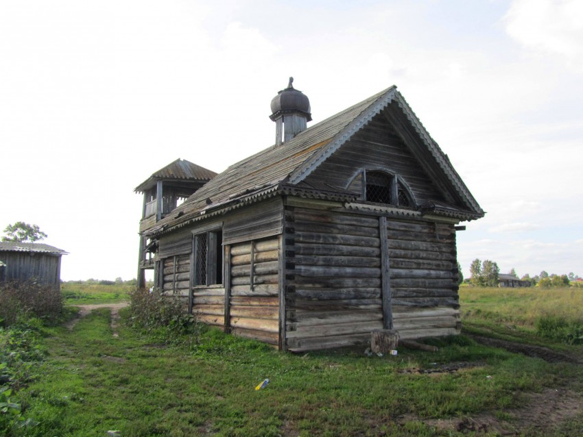 Часовня Георгия Победоносца, Сакулинская (Красноборский район, Архангельская область). фасады, вид с юго-востока