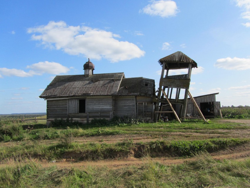 Часовня Георгия Победоносца, Сакулинская (Красноборский район, Архангельская область). фасады, вид с севера