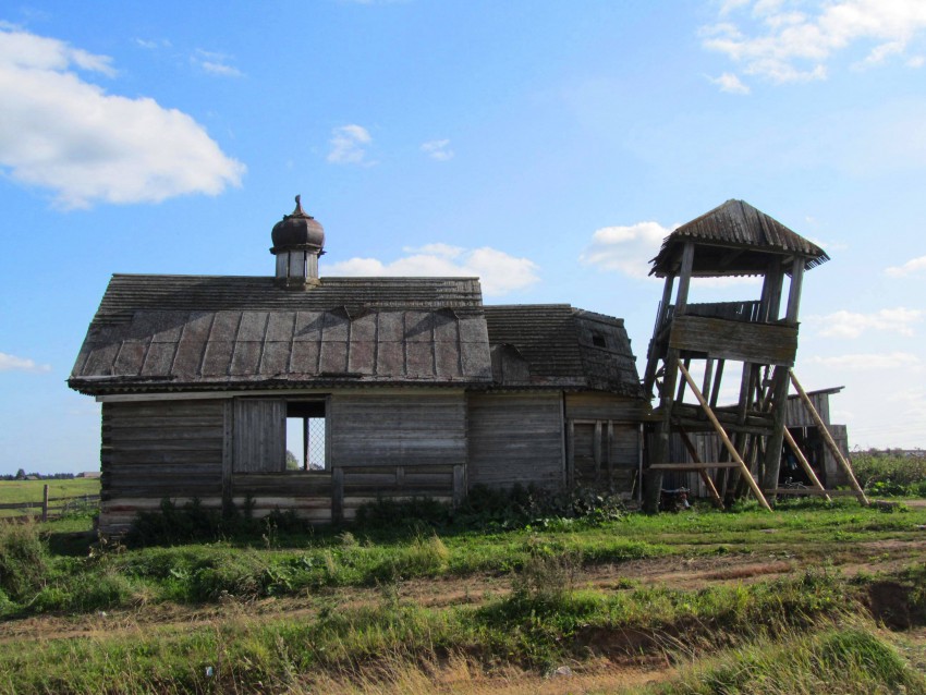 Сакулинская. Часовня Георгия Победоносца. фасады, северный фасад