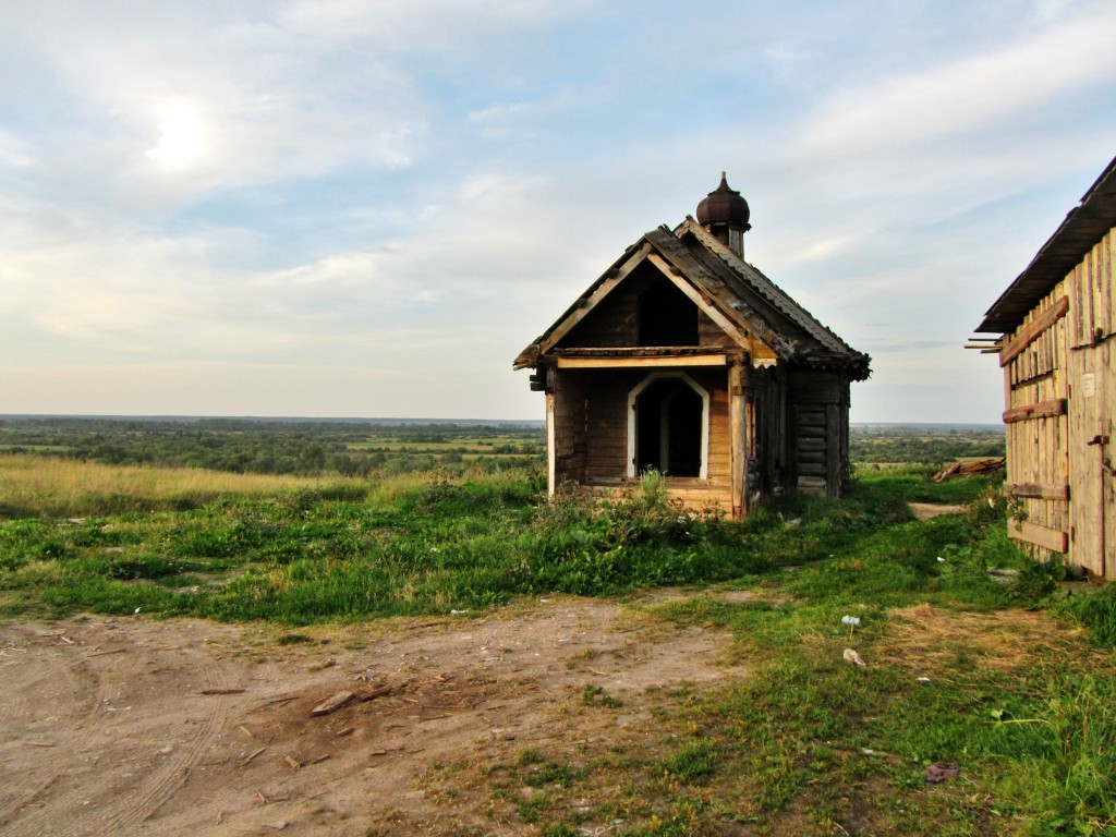 Часовня Георгия Победоносца, Сакулинская (Красноборский район, Архангельская область). фасады, после распила колокольни