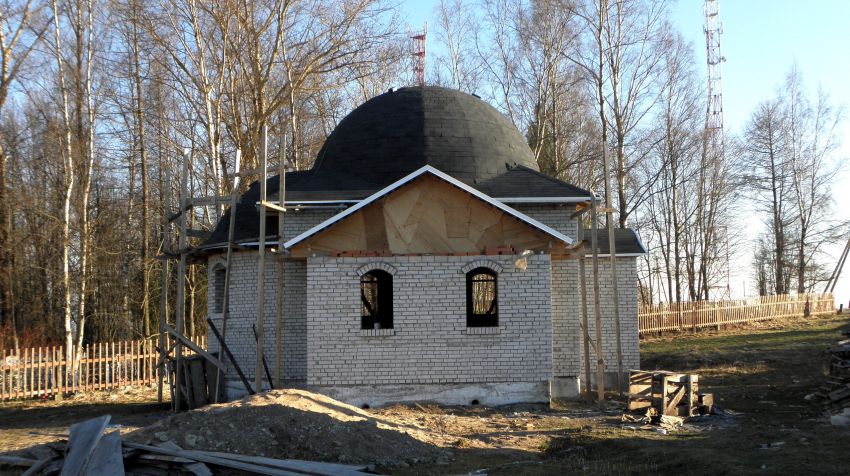 Церковь Тихвинской иконы Божией Матери, Горы (Кировский район, Ленинградская область). фасады