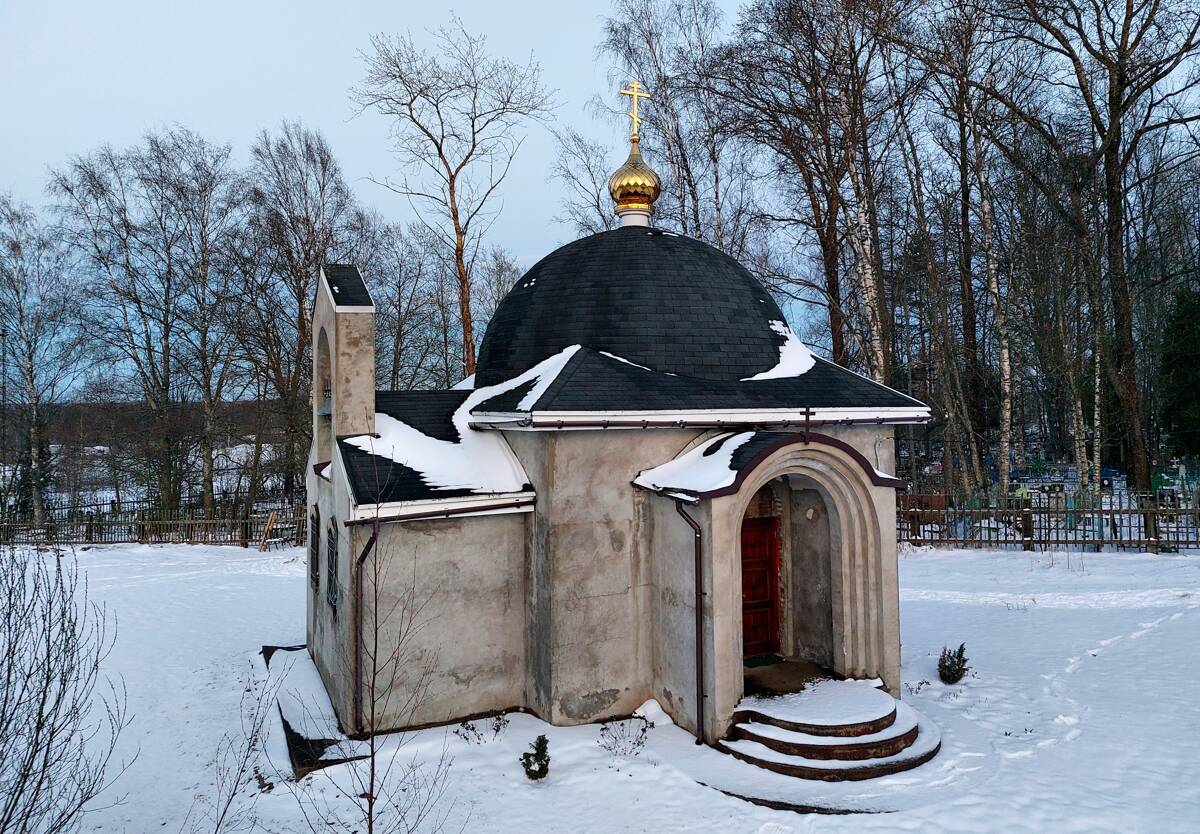 Церковь Тихвинской иконы Божией Матери, Горы (Кировский район, Ленинградская область). фасады