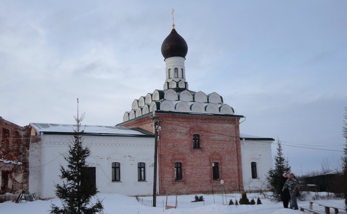 Островоезерский Троицкий монастырь. Церковь Казанской иконы Божией Матери (новая), Ворсма (Павловский район, Нижегородская область). документальные фотографии