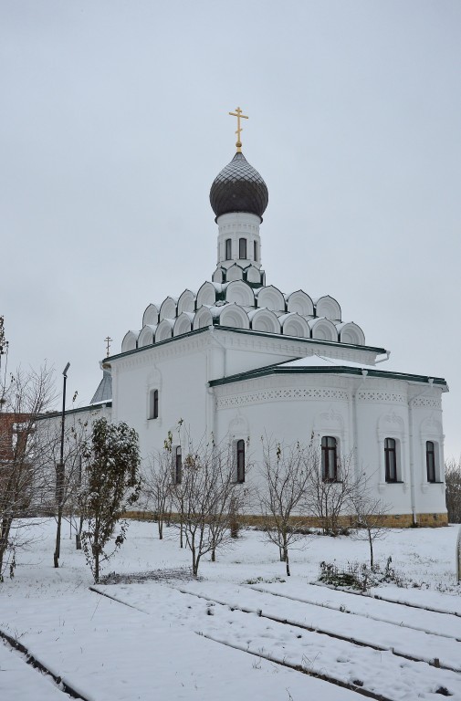 Островоезерский Троицкий монастырь. Церковь Казанской иконы Божией Матери (новая), Ворсма (Павловский район, Нижегородская область). фасады