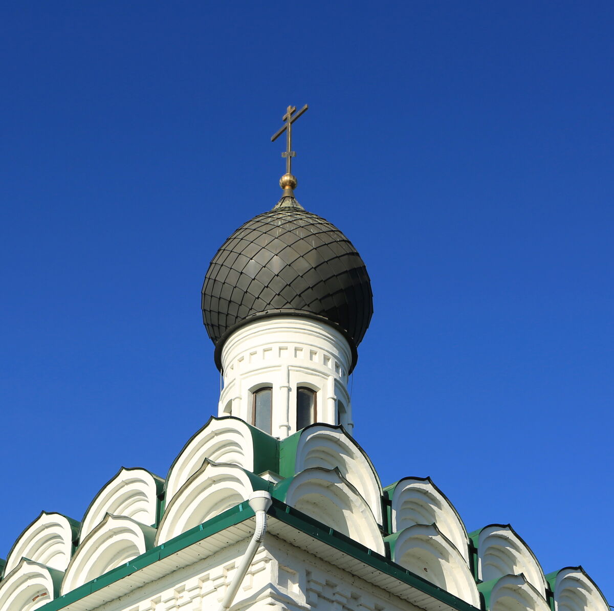 Островоезерский Троицкий монастырь. Церковь Казанской иконы Божией Матери (новая), Ворсма (Павловский район, Нижегородская область). архитектурные детали