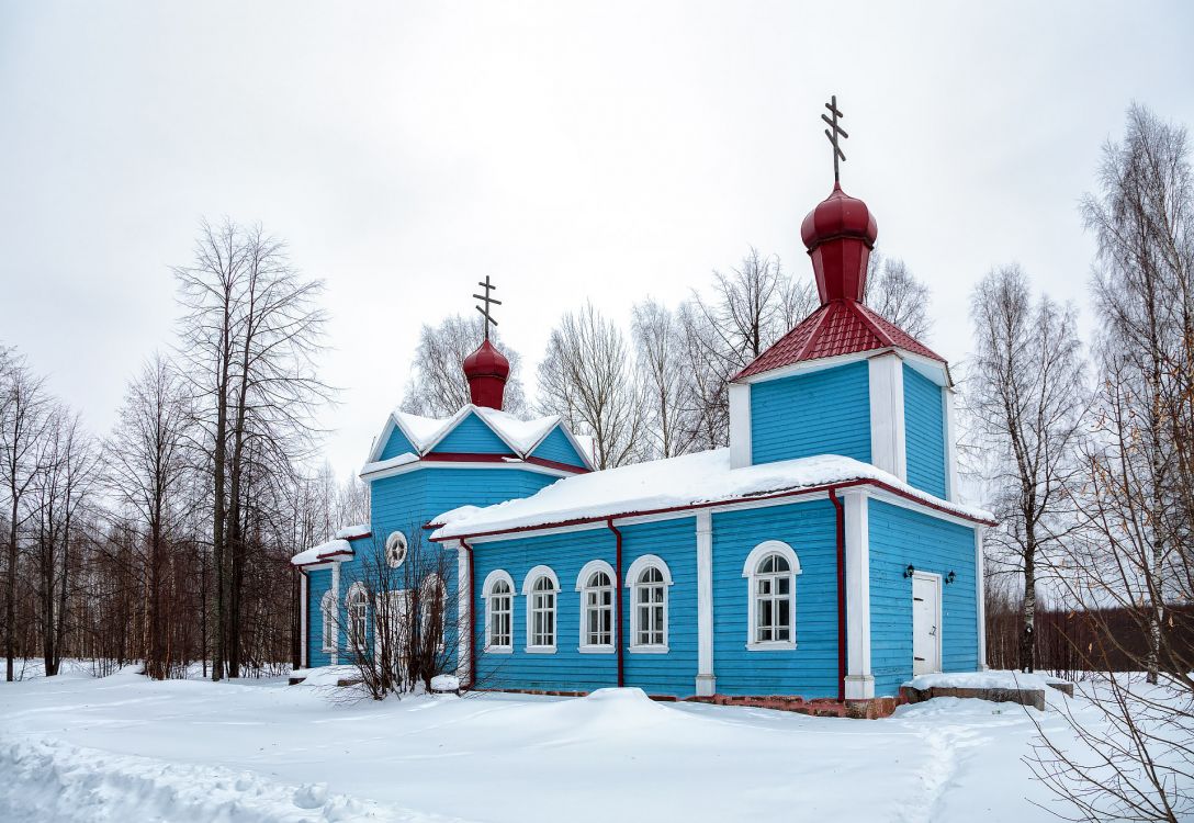 Малое Фоминское. Церковь Тихвинской иконы Божией Матери. фасады