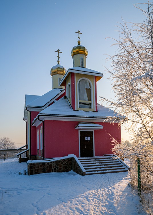 Разбегаево. Церковь Алексия царевича. фасады, Вид с западной стороны.