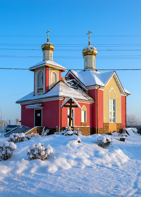 Разбегаево. Церковь Алексия царевича. фасады, Вид с юго-западной стороны.