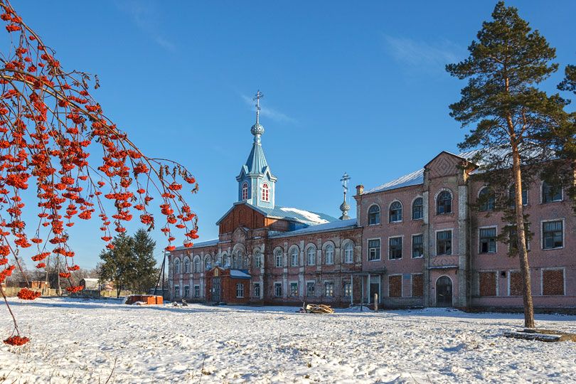 Рассказово. Домовая церковь Екатерины при Асеевском приюте. фасады