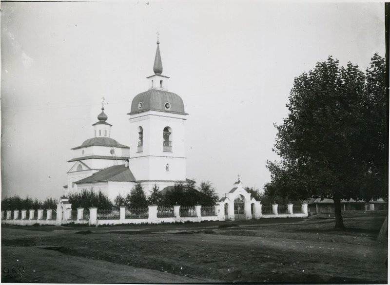 Коса. Церковь Николая Чудотворца. архивная фотография, Фото начала ХХ века из фондов Пермского краеведческого музея