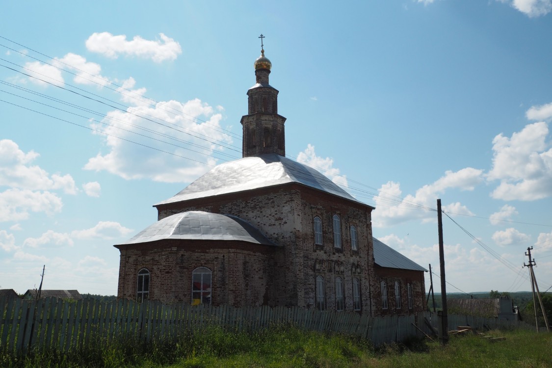Церковь Преображения Господня, Юксеево (Коми-Пермяцкий округ, Кочёвский район, Пермский край). фасады
