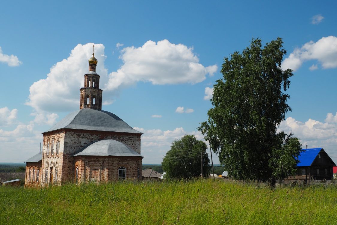 Церковь Преображения Господня, Юксеево (Коми-Пермяцкий округ, Кочёвский район, Пермский край). фасады