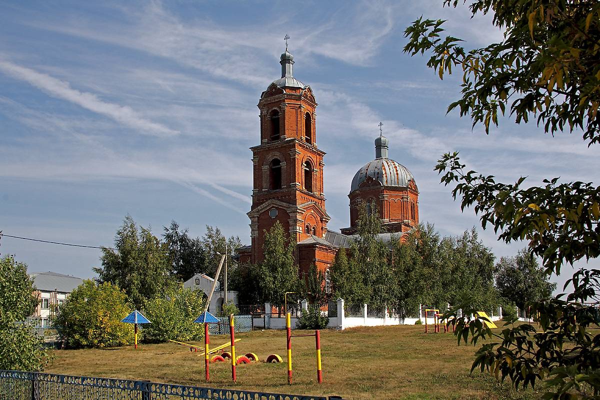 фасады. Церковь Вознесения Господня, Слобода Архангельская (Новошешминский район, Республика Татарстан)