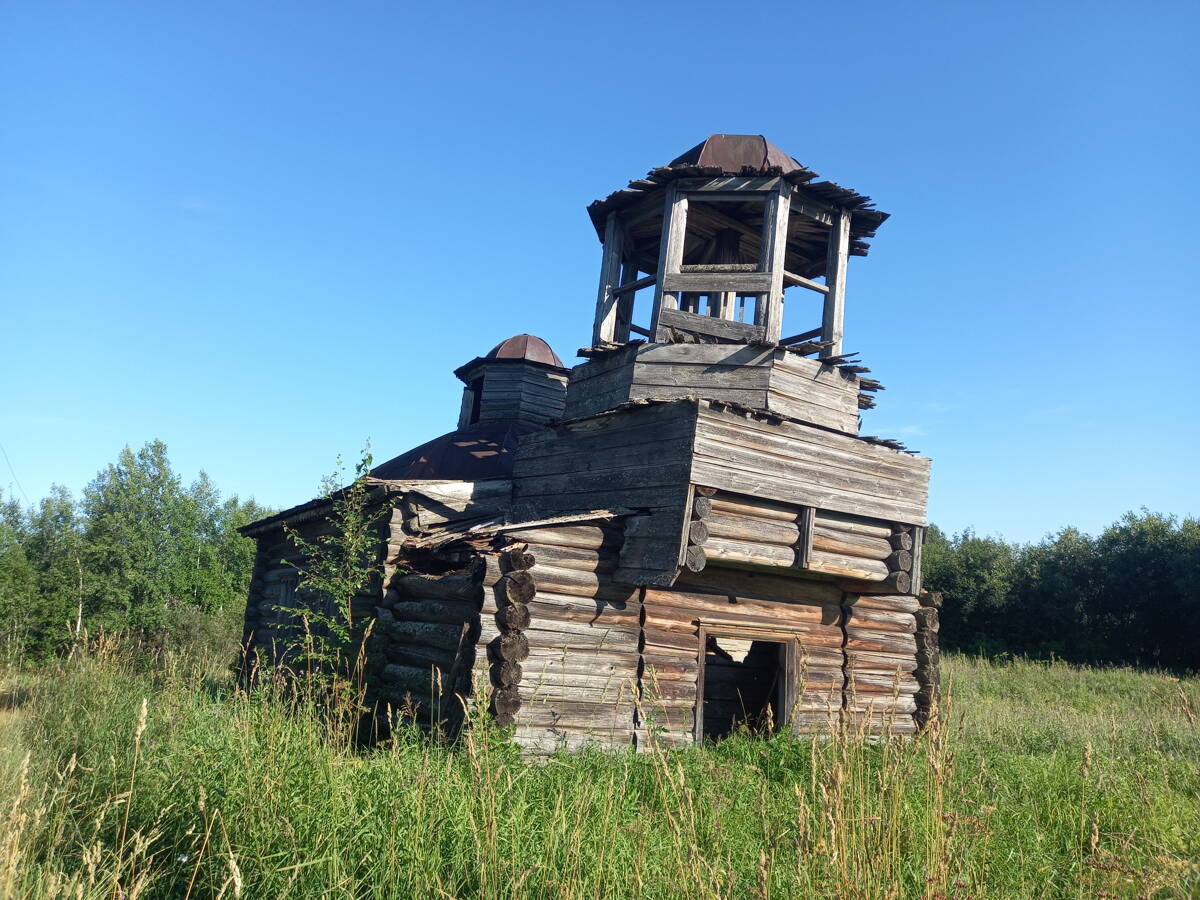 Неизвестная часовня, Полавье (Усть-Вымский район, Республика Коми). фасады