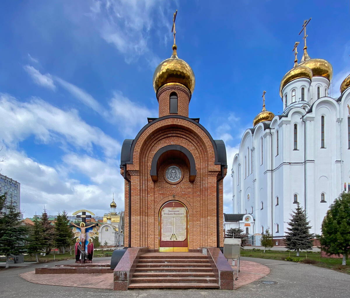 Часовня Новомучеников и исповедников Церкви Русской, Сыктывкар (Сыктывкар, город, Республика Коми). фасады, Южный фасад