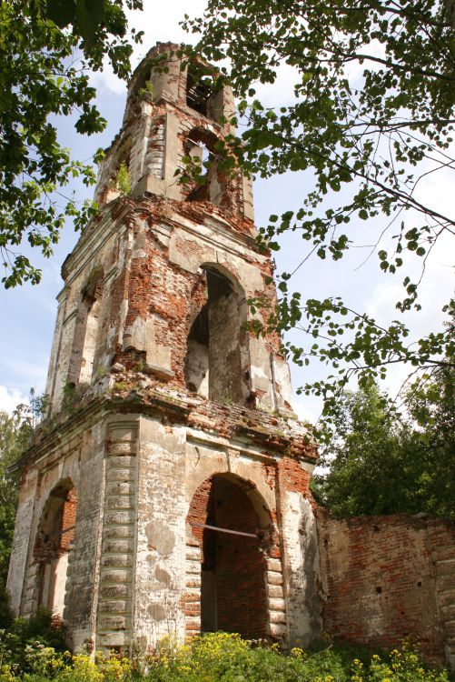 Церковь Владимирской иконы Божией Матери, Толстиково (Бежецкий район, Тверская область). фасады