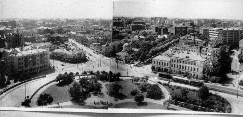 Хамовники. Церковь Ржевской иконы Божией Матери у Пречистенских ворот. архивная фотография