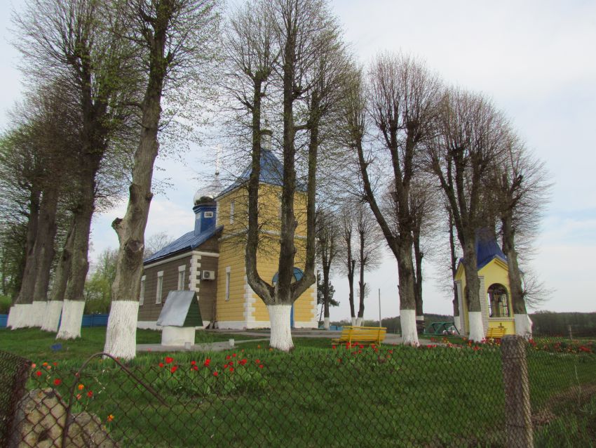 Церковь Петра и Павла (новая), Рыбаки (Сморгонский район, Беларусь, Гродненская область). общий вид в ландшафте