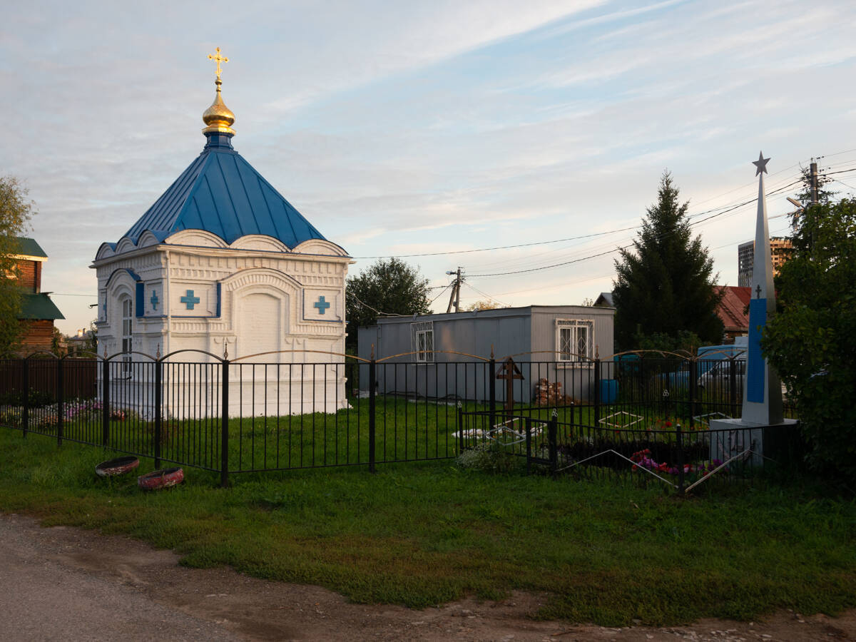 Часовня Успения Пресвятой Богородицы в Больших Клыках, Советский район (Казань, город, Республика Татарстан). фасады