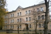 Домовая церковь Успения Пресвятой Богородицы при бывшей Волковской богадельне, Западный фасад<br>, Санкт-Петербург, Санкт-Петербург, г. Санкт-Петербург