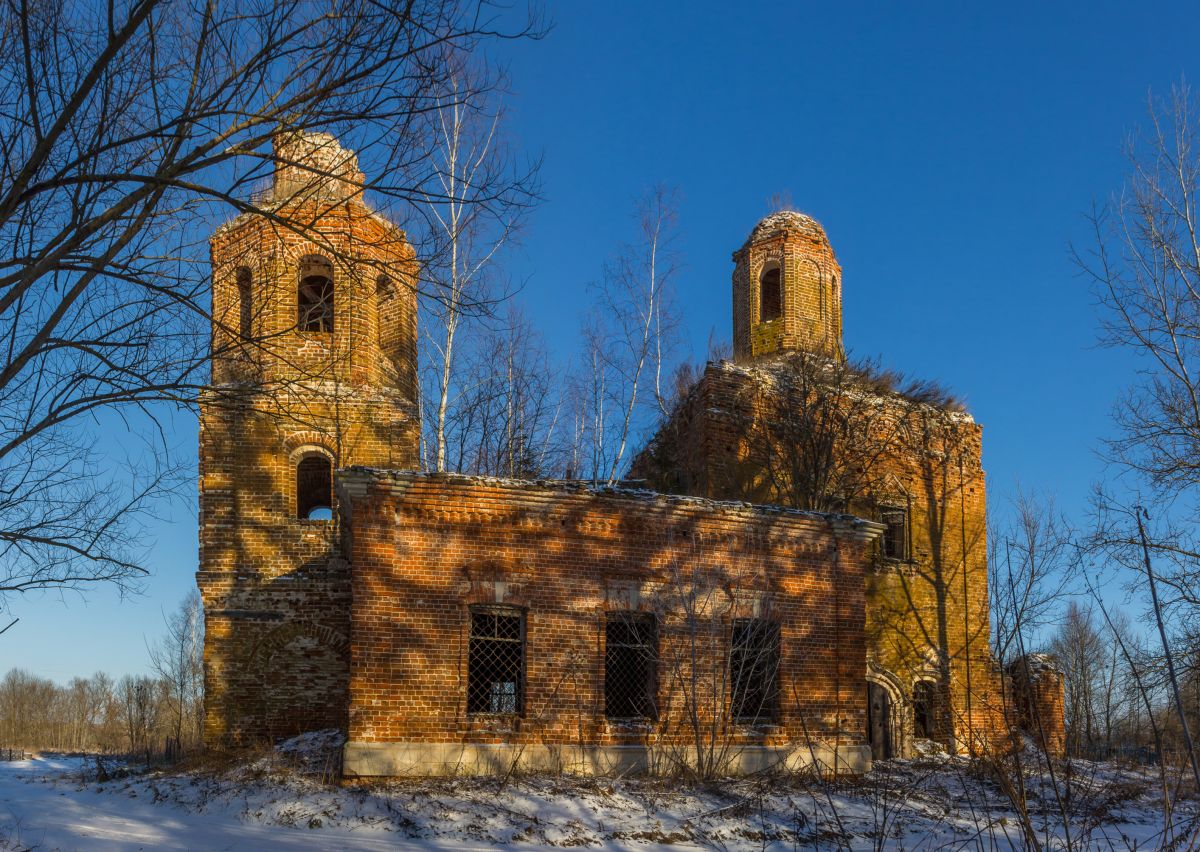 Сныхово. Церковь Троицы Живоначальной. фасады, Вид с юга